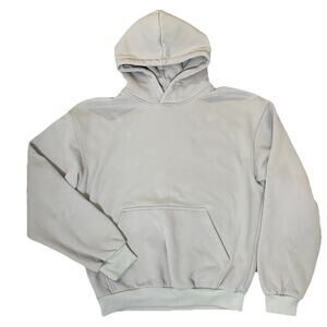 COMFRT Hoodie Medium Stone Grey Cozy Soft Cotton Blend Unisex Oversized EUC